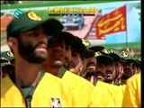 Scenes of military parade and Ayatollah Khamenei speech about  inspection of military bases
