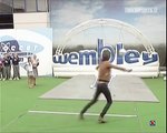 Serge (Kasabian) wonder goal on Soccer Am's Road to Wembley