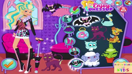 Frozen Disney Princess Elsa Monster High Dress Up Game