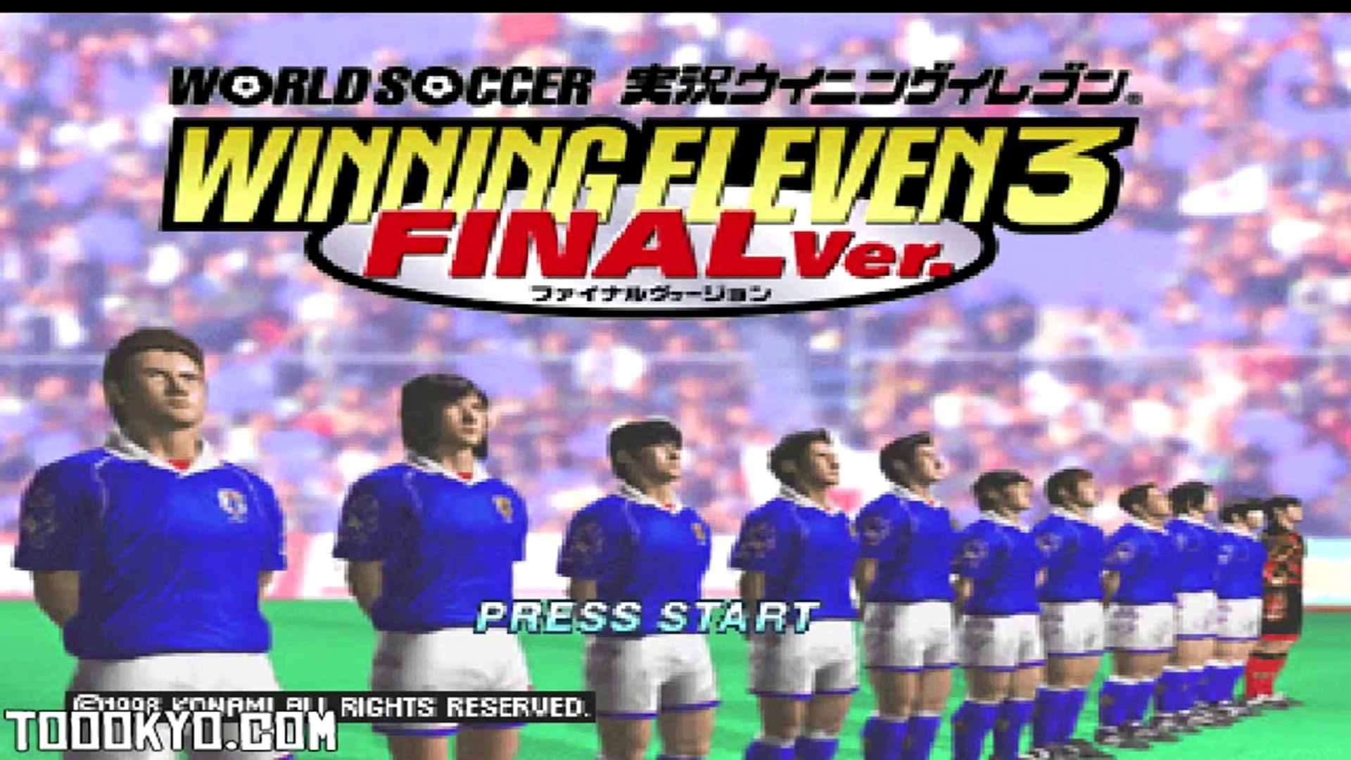 World Soccer Jikkyou Winning Eleven 3 Final Ver Japan Ps1 1998 Video Dailymotion