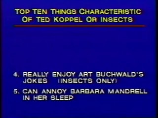 02-23-1987 Letterman Gina Lollobrigida John Malkovich
