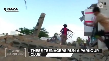 These Kids Do Parkour Through Gaza's Bombed-Out Buildings