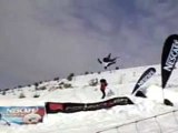 SNOWBOARD FREESTYLE TRICKS FRONT FLIP AND 360 TO SELI 2009 tel-cam m4y