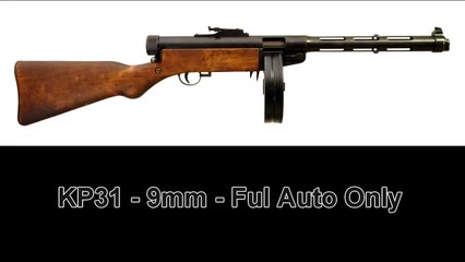 Suomi KP31 M31 70 Round Drum Dump Machine Gun SMG Full Auto