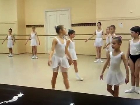 very first steps in Academy of Russian Ballet (preparatory class)