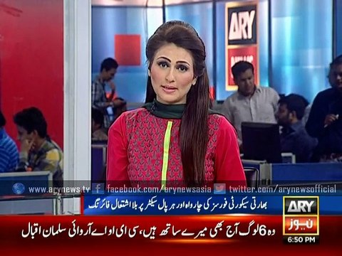 Indian forces resort to unprovoked firing in Harpal and Charwah Sector