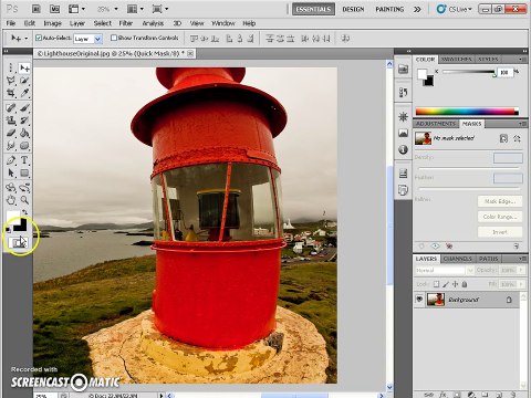 Topic # 24. Using quick masking to Edit photos