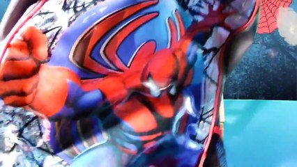 ULTIMATE SPIDER MAN SURPRISE BACKPACK Spiderman Speed Painting Tutorial Coloring Avengers