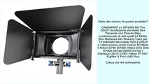 CAMSMART® DP3000 M3 Pro DSLR Oscillazione via Matte Box Parasole con Donuts Rigs profession