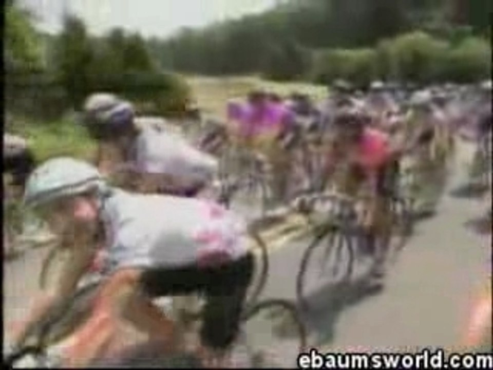 Chute - Cycliste- bavardage-
