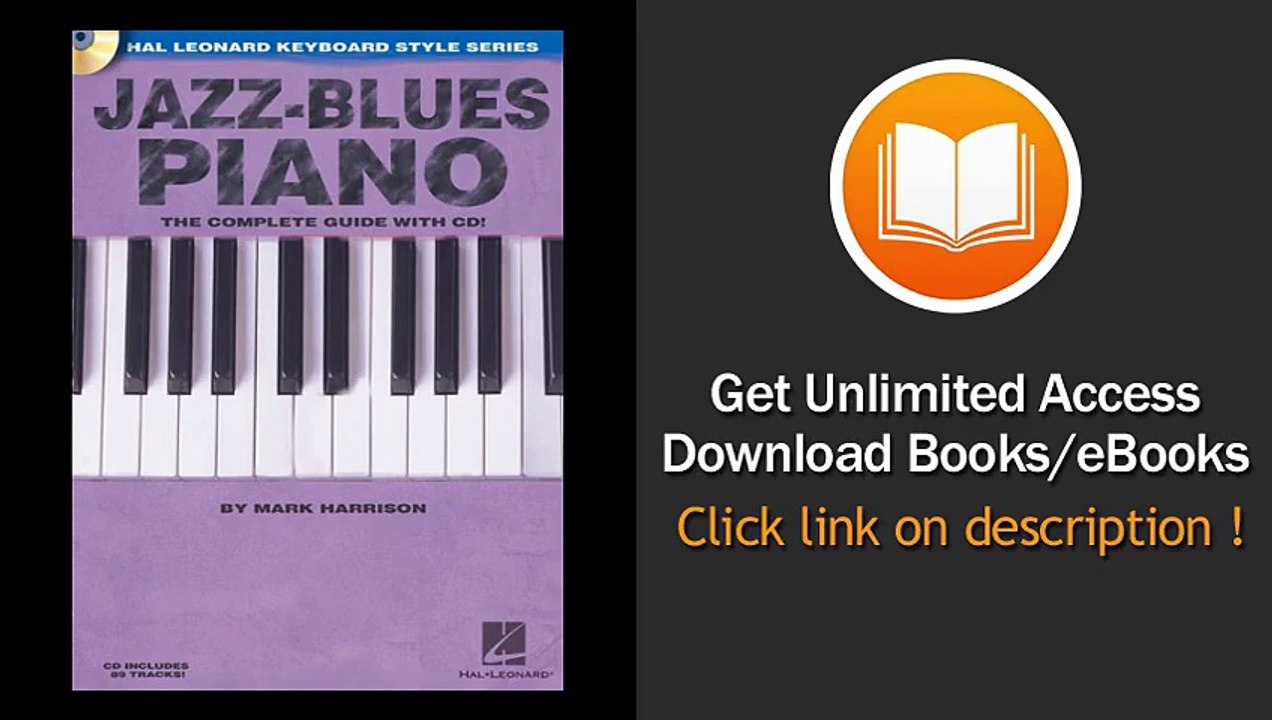 Jazz-Blues Piano The Complete Guide With CD Hal Leonard Keyboard Style Series PDF