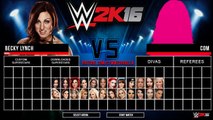WWE 2K16 Full Divas Roster