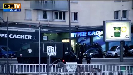 Document BFMTV - Les images de l'assaut Porte de Vincennes
