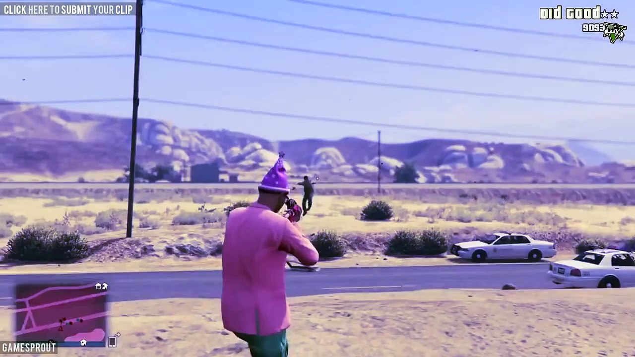 GTA V - Random Moments 15 (How To Park, Cop Surfing!)