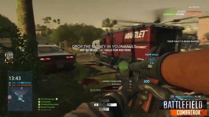 Battlefield Hardline Top 5 Crazy Plays #1