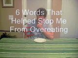 Christian Weight Loss -  6 Words That Stopped Me From Overeating