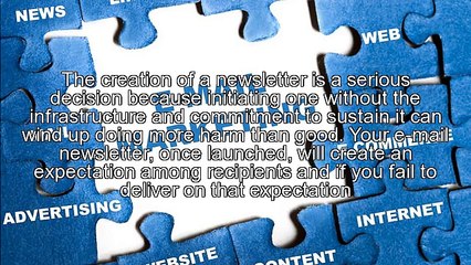 Developing an E-Mail Newsletter