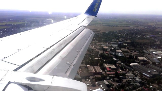 посадка, аэропорт Одесса