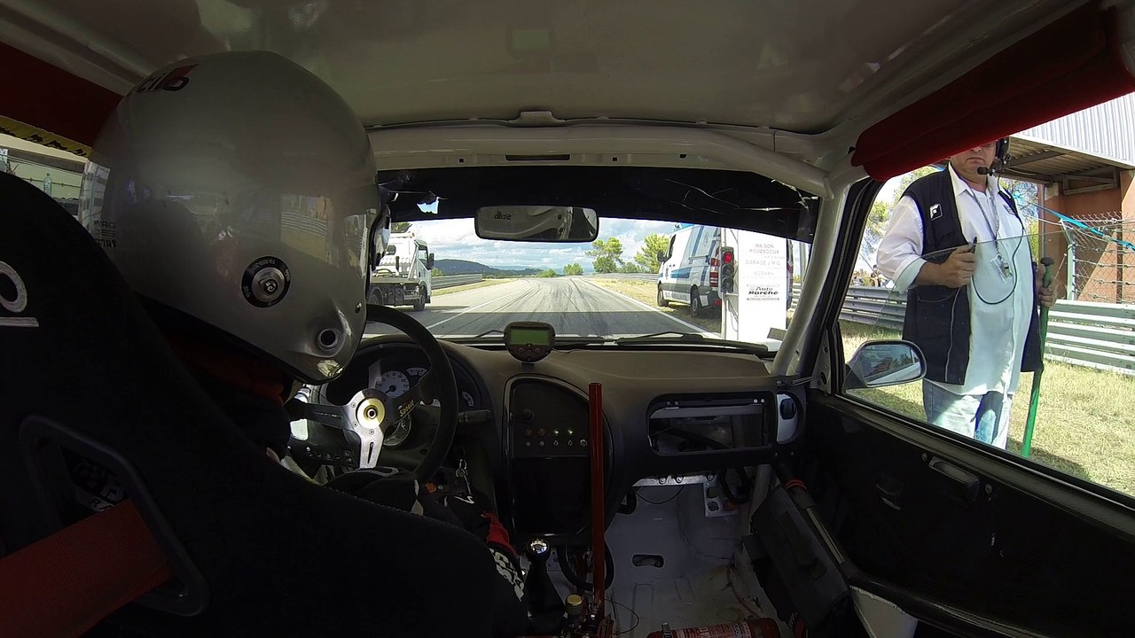 Manche de course au Slalom du Luc le dimanche 16 Aout Saxo F2000/2 Num 80