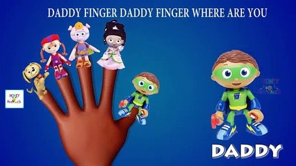 Super Why Cartoon Toy Finger Family Nursery Rhyme | Super Why Finger Family Songs