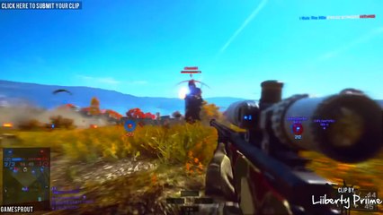 Battlefield 4 - Random Moments 19 (Mid-Air Knife, EOD Battle!)