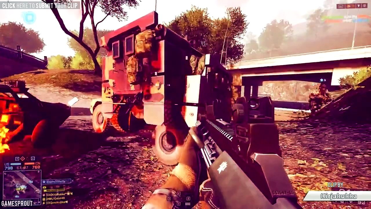 Battlefield 4 - Random Moments 21 (Jet Pinball, Hovercraft Stunt)