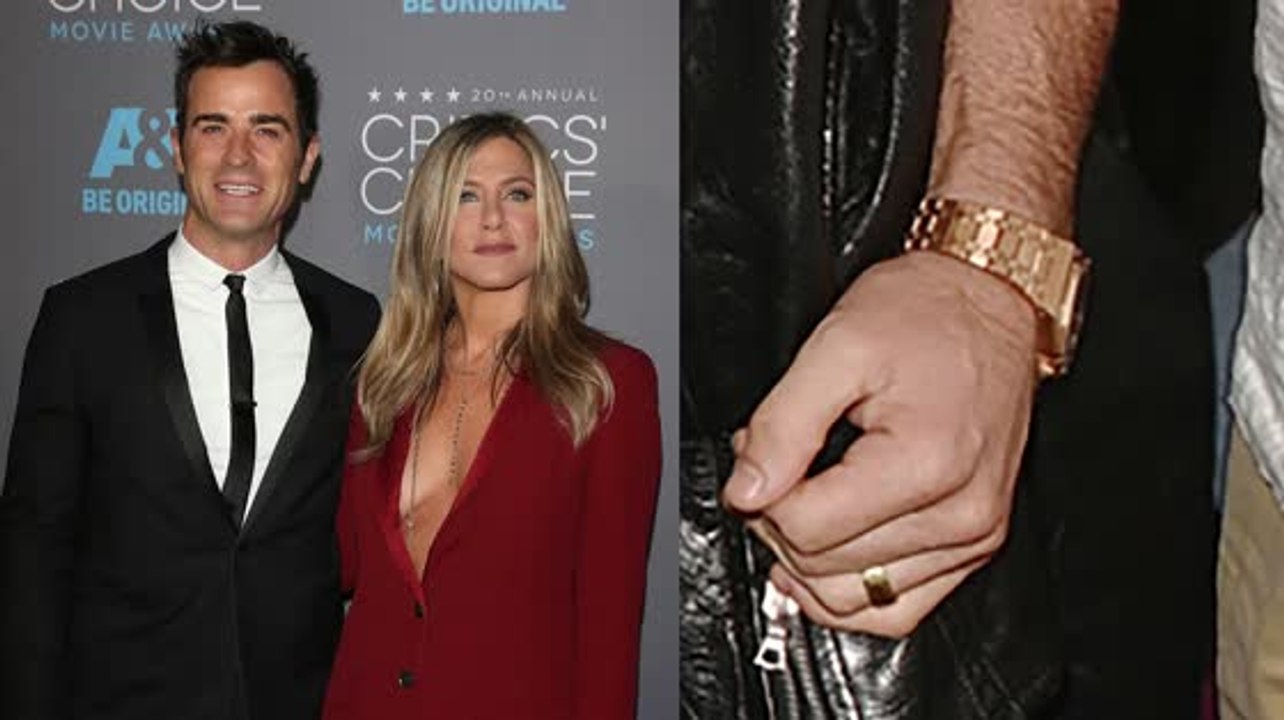 Justin Theroux trägt seinen Ehering mit Stolz