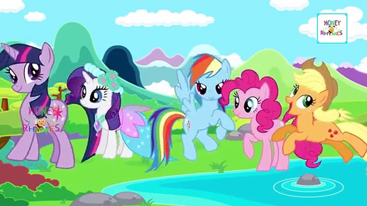 My Little Pony Cartoon Animation Finger Family Nursery Rhymes For Children | MLP Daddy Finger Songs