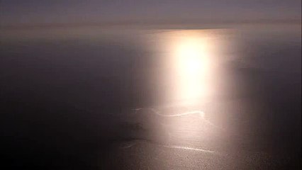 Amazing UFO above Wadden Sea in the Netherlands