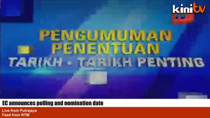 LIVE: EC announces polling and nomination dates