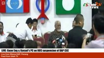 LIVE: Guan Eng & Karpal's PC on ROS suspension of DAP CEC