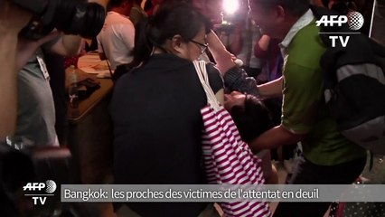 Thaïlande: les proches des victimes de l'attentat en deuil