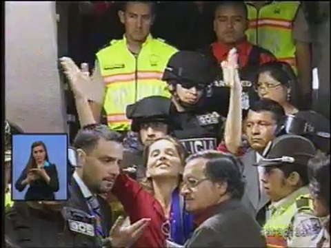 Fiscal Chiriboga asegura que aún no recibe el parte de detención de Manuela Picq