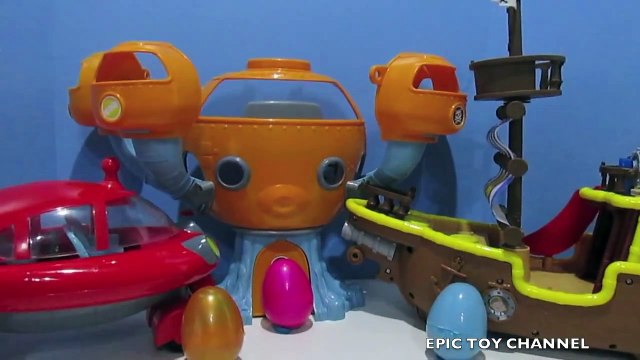 SURPRISE EGGS [SLIME] Parody Octonauts [Nickelodeon], LITTLE EINSTEINS [Disney Junior], OCTONAUTS