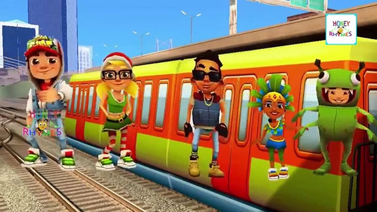 Top 5 Cartoon Finger Family Songs Collection | Power Rangers Subway ...