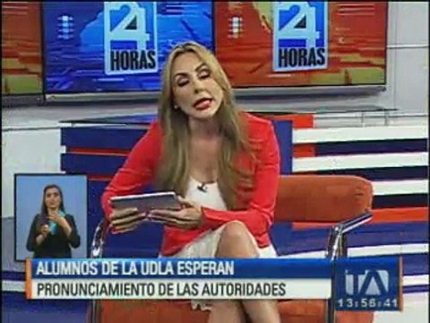 Estudiantes de la Udla esperan pronunciamiento de las autoridades