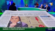 Daniela Santanchè vs giornalista tedesco a la7 omnibus