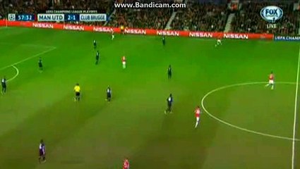 Wayne Rooney great shot vs Club Brugge 18/08/2015