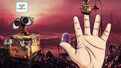 The Wall E Finger Family Cartoon Animation Nursery Rhyme | The Wall E Finger Family Kids Songs HD