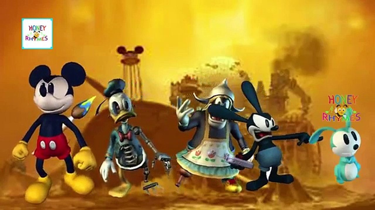 Epic Mickey Cartoon Animation Finger Family Nursery Rhymes HD | Epic Mickey Crazy Finger Family HD