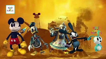 Epic Mickey Cartoon Animation Finger Family Nursery Rhymes HD | Epic Mickey Crazy Finger Family HD