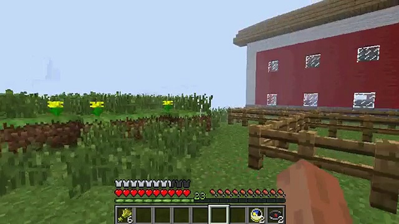 Minecraft- Automatic Farm (Beef/Pork Meat Processing and Dairy)