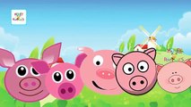 Pig Funny Cartoon Animation Finger Family Nursery Rhymes For Children Baby | Pig Daddy Finger Rhymes