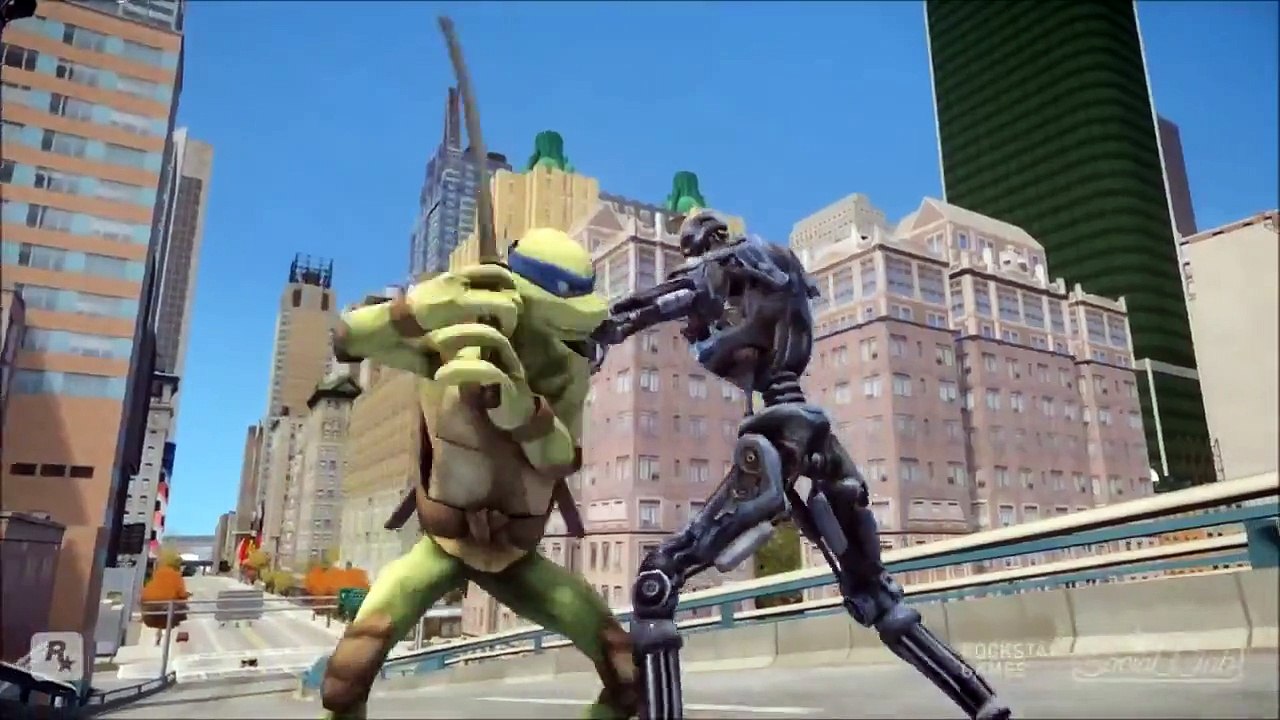 TEENAGE MUTANT NINJA TURTLES | VS | TERMINATOR ARMY | Funny Cartoons