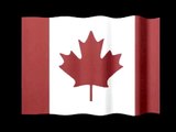 Free Stock Footage Animated Canada Flag