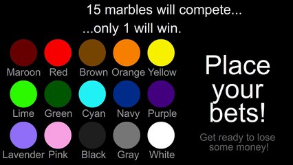 The Amazing Marble Race (Part 1)