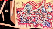 REDBOOK PAGE 1: KOSDFF GRAFFITI SPEED ART!! 1ST ATTEMPT IN 13 YEARS!