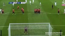 Cristiano Ronaldo Amazing Free Kick   Real Madrid v  Galatasaray   Trofeo Bernabeu 18 08