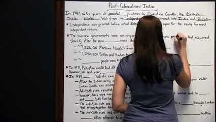 Post-colonialism - India