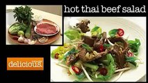 Hot Thai beef salad recipe by delicious. magazine UK